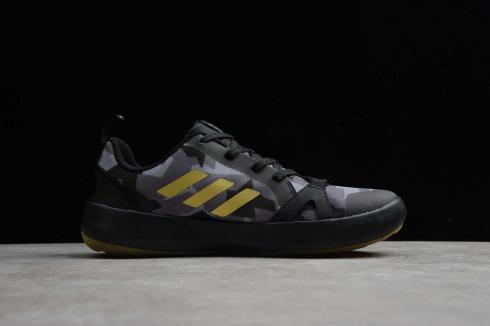 Adidas Terrex Boat RDY Black Grey Yellow Shoes FW1198