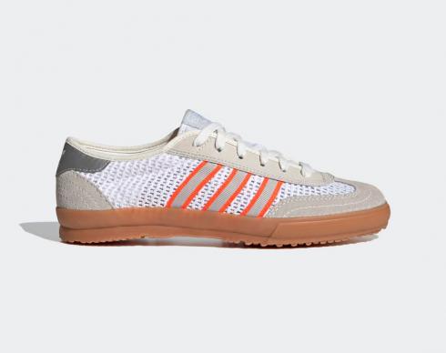Adidas Tischtennis Cloud White Metallic Silver Solar Red FX5645