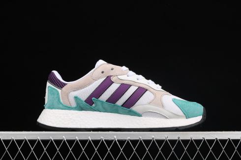 Adidas Tresc Run BOOST Purple Cloud White Green EF0798