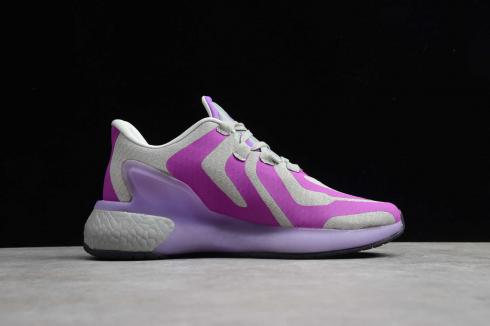 Adidas Mujer Alphabounce Beyond Gris Púrpura Core Negro Zapatos CG3814