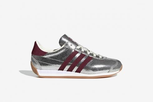 Adidas Wmns Country Og JQ5111 Met White Off Silver Maroon