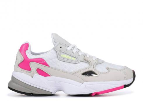 Adidas Falcon Cloud Dames Wit Bruin Helder Grijs CM8537