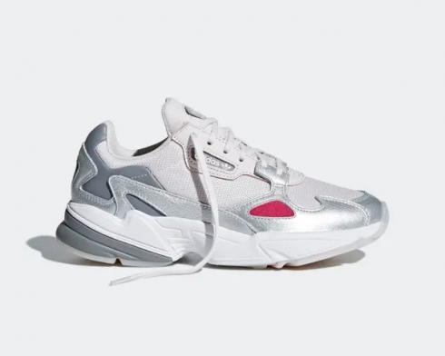 Adidas Womens Falcon Lux Luster Orchid Tint Sølv Metallic D96757