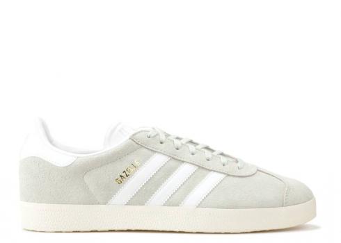 Adidas Femmes Gazelle Or Métallisé Lin Vert Beige Blanc Chaussures BZ0023