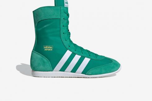 Adidas Wmns Japan H JP9933 Court Gold Met Green Ftwr White