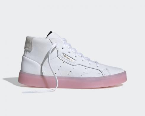 Adidas Wanita Sleek Mid Diva Cloud White Icey Pink EE8612