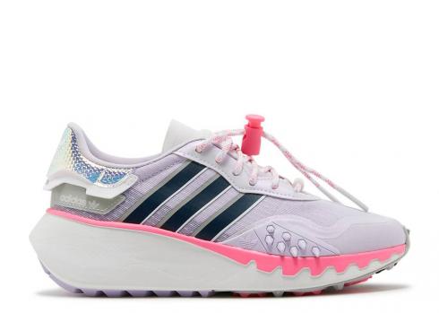 Adidas Dame Choigo Lilla Tint Iridescent Pink Crew Solar Navy FY6506