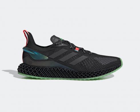 Adidas X90004D Core Black Signal Pink Green Running Shoes FW7093