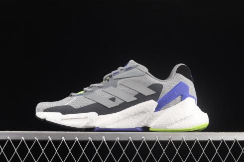 Adidas X9000L3 Wolf Gris Nube Blanco Púrpura Verde S23683