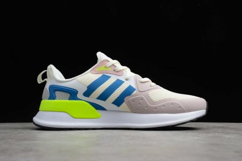 Adidas X PLR Beige Grijs Blauw Volt Core Zwart Hardloopschoenen EE7645