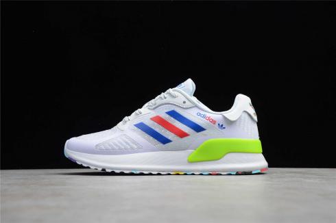 Adidas X PLR Cloud White Blue Red Multi-Color Shoes EE7746