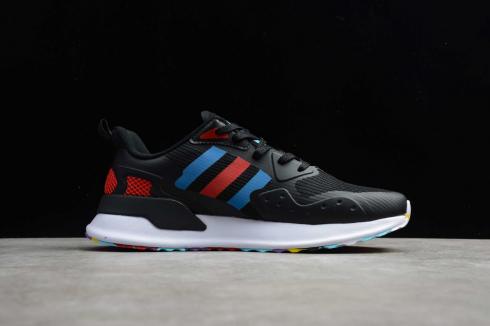 Sepatu Multi-Warna Adidas X PLR Core Black Cloud White Blue Red EE7644