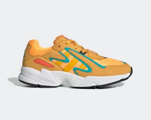 Adidas Yung-96 Chasm Flash Orange Active Gold Hi-Res Aqua EE7228