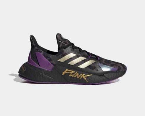 Cyberpunk 2077 x Adidas X9000L4 Crystal White Gold Metallic Solar Red FZ3090