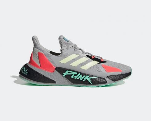Cyberpunk 2077 x Adidas X9000L4 Grey Yellow Zest Signal Pink FZ3092