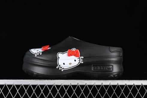 Hello Kitty x Adidas AdiFOM Stan Smith Mule Core Black Red Cloud White IH0280