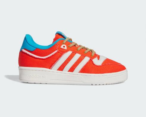 The Simpsons x Adidas Rivalry 86 Low Treehouse Of Horrors Hangat Merah Kuning Biru IE7180