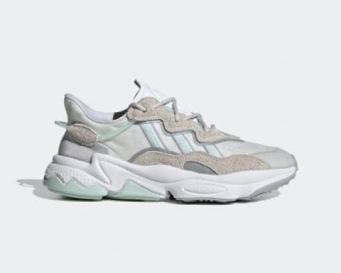 Женская обувь Adidas Ozweego Grey Dash Green White FX3821