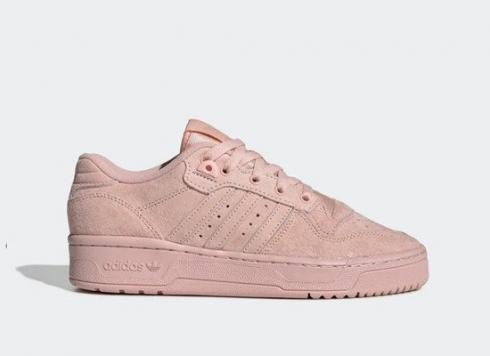 Womens Adidas Rivalry Low Vapor Pink White Sneaker EE7068