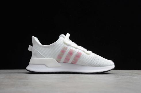 Womens Adidas U Path Run White Pink Running Shoes FV8020