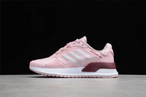 Adidas Womens X PLR Cloud White Pink Red Shoes EE7747