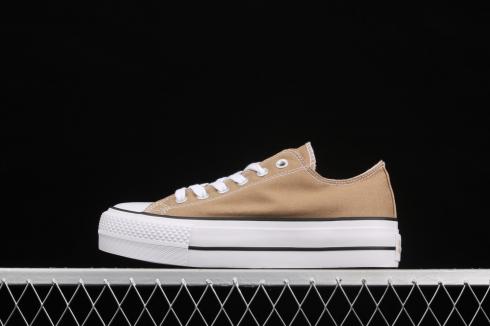 Converse All Star Lift Brown White Black Shoes 5CL367