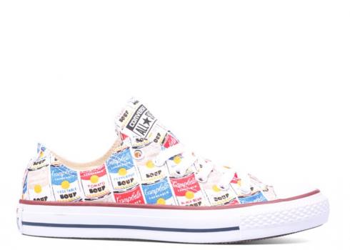 Converse Andy Taylor All Star Low Ox Campbell S Soup Blue White Casino 147053F - StclaircomoShops