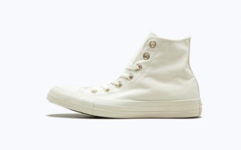 Converse CTAS Hi Egret Egret Gold Shoes