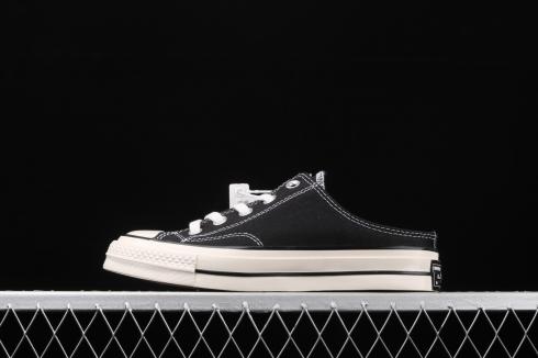 Giày Converse Chuck 1970s OX Slip On Đen Trắng Egret 162065A