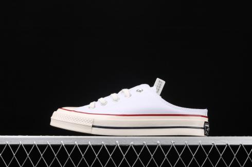 Giày Converse Chuck 1970s OX Slip On Trắng Đỏ Egret 162058A