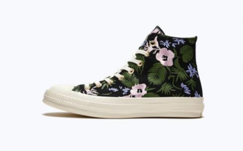 Converse Chuck 70 Hi Black Cherry Blossom Egret Shoes