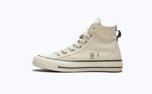 Converse Chuck 70 Hi Egret Egret Black Shoes