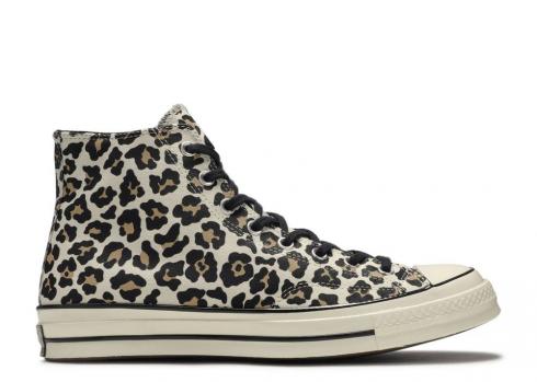 Converse Chuck 70 Hi Leopard Print Fawn Light Egret Driftwood 163406C