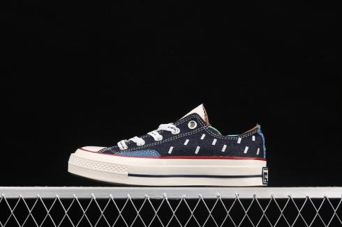 Converse Chuck 70 OX Midnight Navy Egret Garnet 171065C