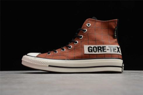 Converse Chuck Taylor 70 GTX Hi Cedar Bark Egret Brown Red 171442C