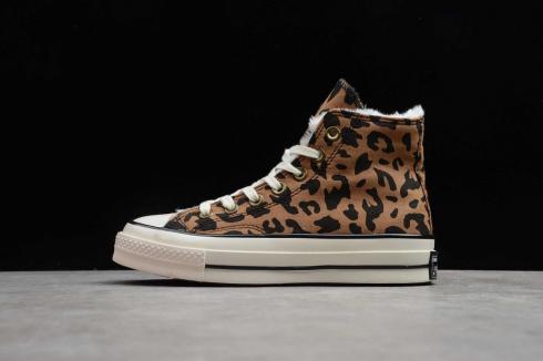 Converse Chuck Taylor All-Star Cats 70 HI Leopard Print Preto 162050C