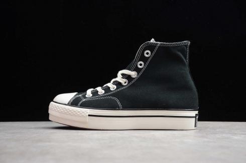 sepatu Converse Chuck Taylor All Star 70 Hi Black White 162050C