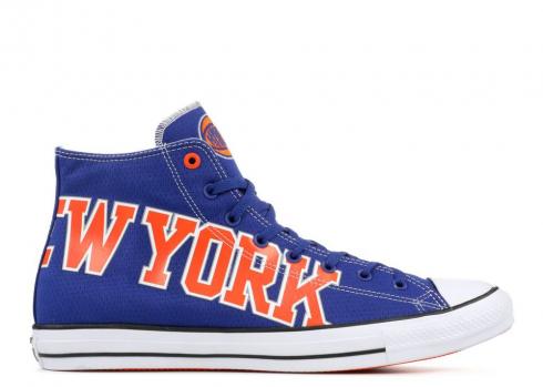 Converse Chuck Taylor All Star Hi New York Knicks Blu Arancione 159428C