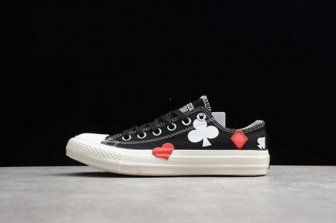 Converse Chuck Taylor All Star Low Deck of Card Black Men Red 165670C