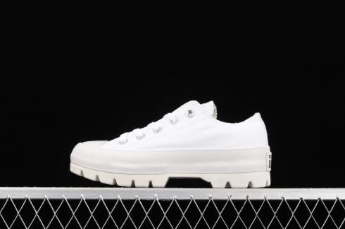 Converse Chuck Taylor All Star Lugged Low Triple White 567680C 。