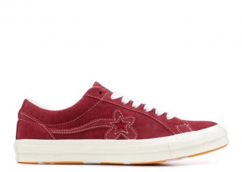 Converse Golf Le Fleur X One Star Ox Mono Red Rhubarb 162132C