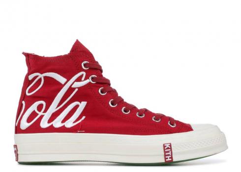 Converse Kith X Cocacola Chuck 70 Hi America Branco Vermelho 162989C