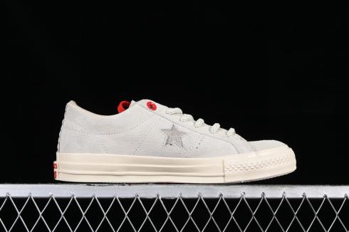 Converse One Star Pro Low ตรุษจีนมังกร Natural Ivory Red A08697C