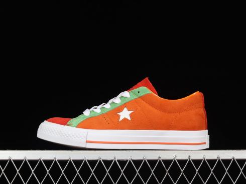 Converse One Star Pro Orange Green White 171932C