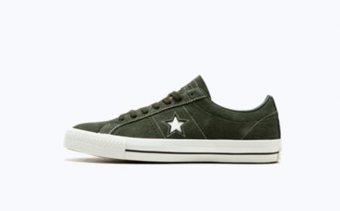 Converse One Star Pro Ox Sequoia Sequoia White Sko