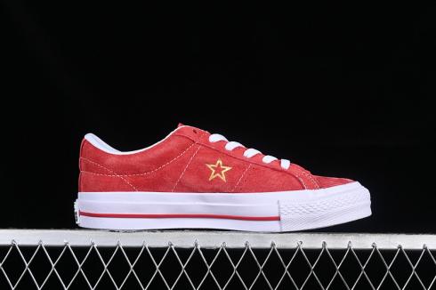 Converse One Star Pro Suede Varsity Đỏ Trắng A06646C