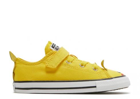 Converse Pokemon X Chuck Taylor All Star Easyon Low Td Pikachu Vibrant White Black Yellow A01231C
