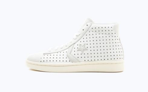 Converse Pro Leather Mid White Star Shoes