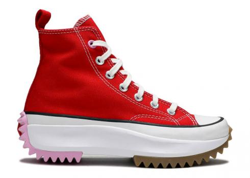 Converse Run Star Hike Red Pink White Peony 167107C