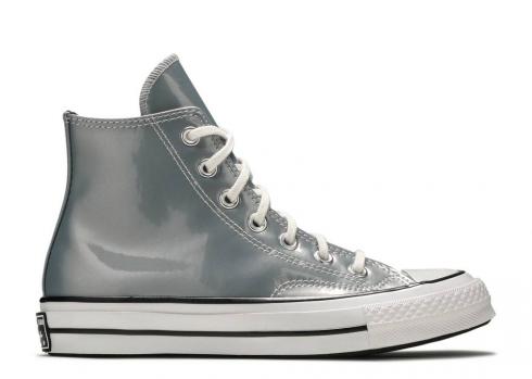 Converse Womens Chuck 70 High Industrial Glam Egret Black Silver 568796C